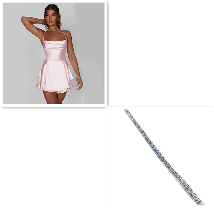 Sexy Suspender Skirt Elegant Slim