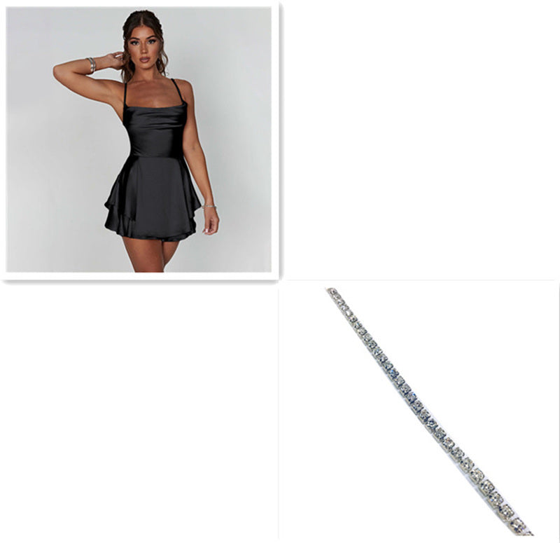 Sexy Suspender Skirt Elegant Slim