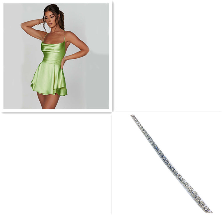 Sexy Suspender Skirt Elegant Slim