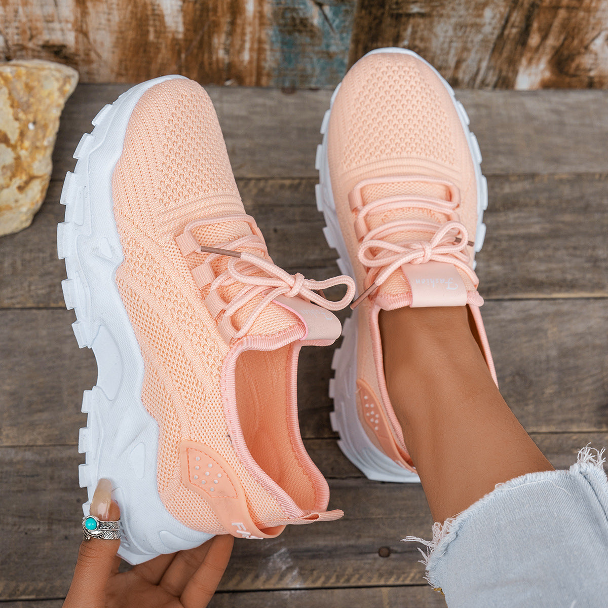 Women’s Flyknit Breathable Sneakers