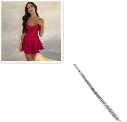 Sexy Suspender Skirt Elegant Slim