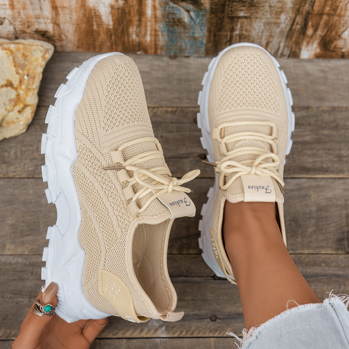 Women’s Flyknit Breathable Sneakers