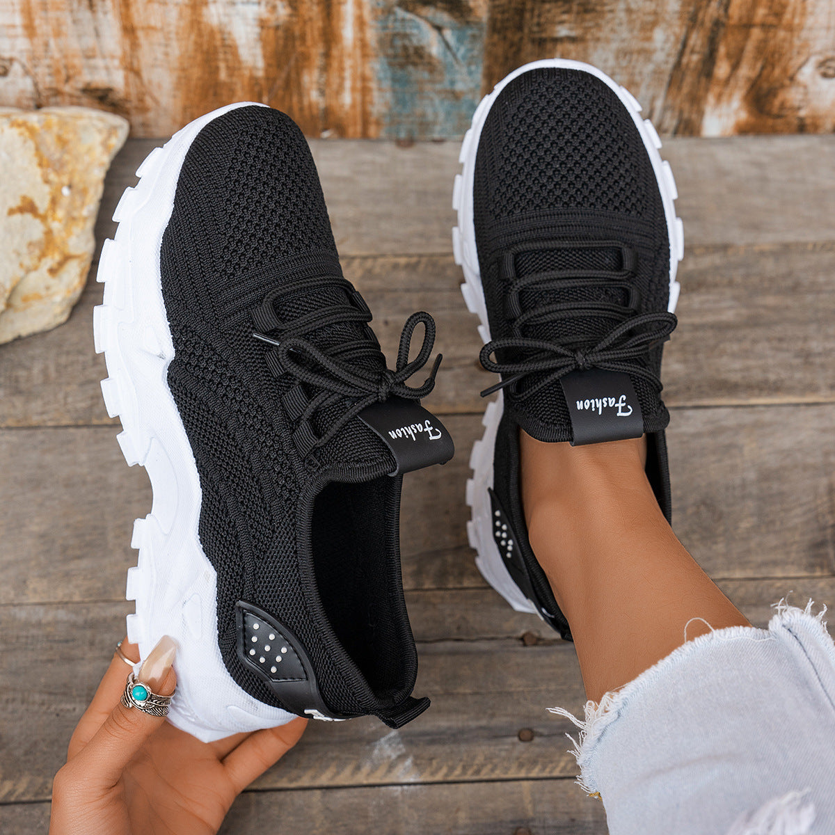 Women’s Flyknit Breathable Sneakers
